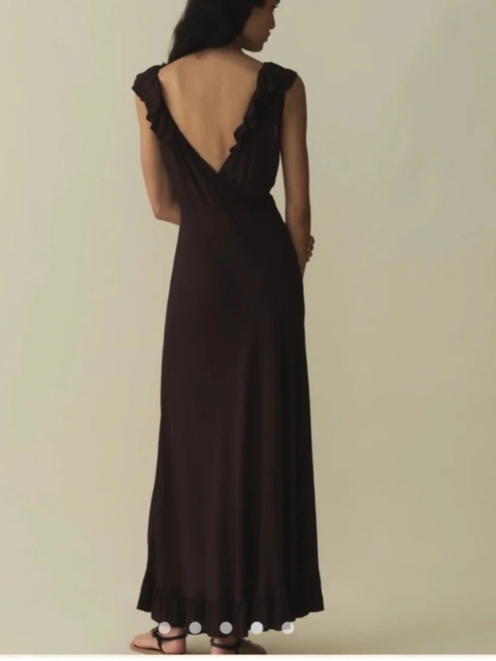 Doen Alexis dress in Noir / midi dress / new without tags - Picture 5 of 6